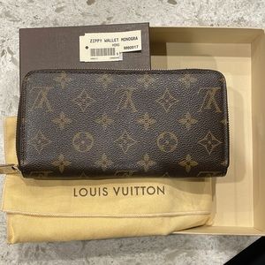 Louis Vuitton 100% Authentic Zippy Wallet